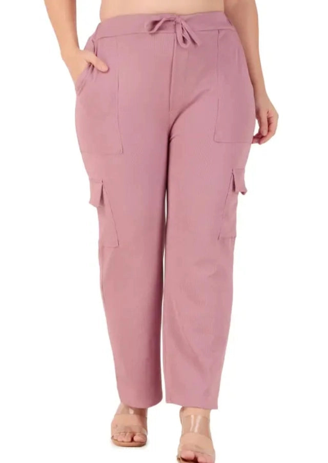 Women's Cotton Blend Straight Fit Trouser
