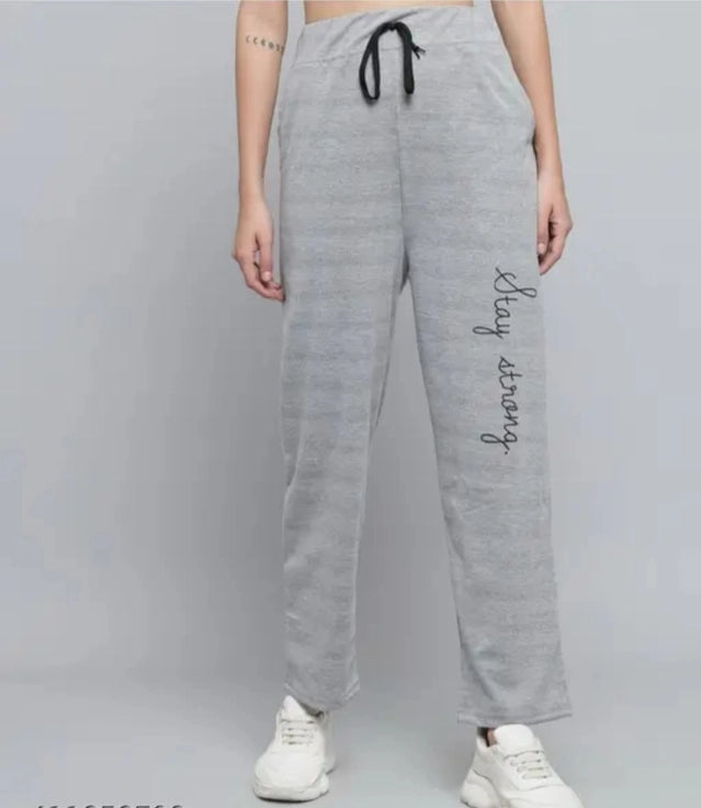 Women's Cotton Blend Straight Fit Trouser
