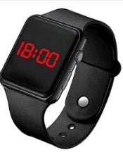 Peak 5.0 Digital LED Smart Fitness Band & Wristwatch - Black