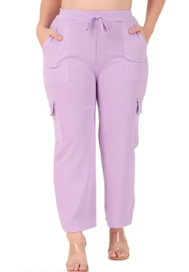 Women's Cotton Blend Straight Fit Trouser