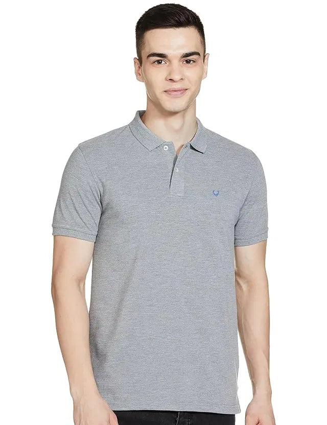 Men's Classic Grey Polo T-Shirt
