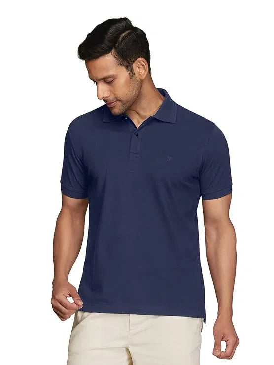 Men's Classic Navy Blue Polo T-Shirt